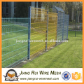 (10 year factory) galvanized fence then pvc panel 3d
